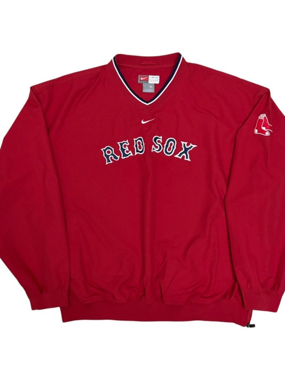 NIKE BOSTON RED SOX Jacket MLB Baseball Red Windbreaker Bomber Mens XL